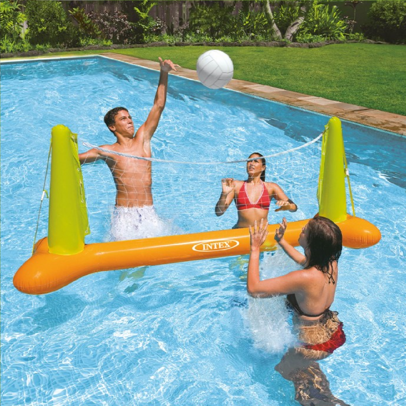 floating pool volleyball net
