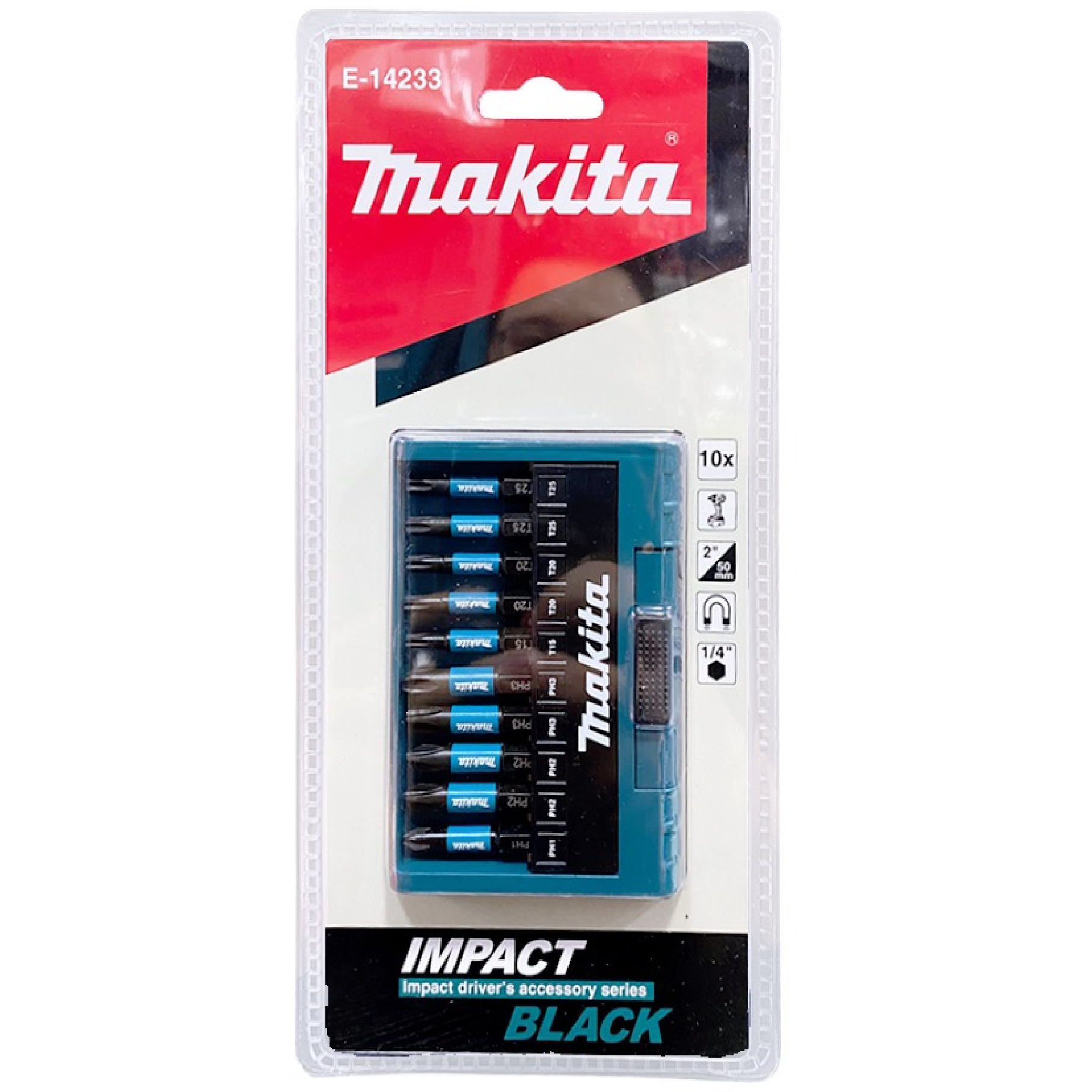 Makita E-14233 IMPACT DRIVER 1/4 X 50MM 