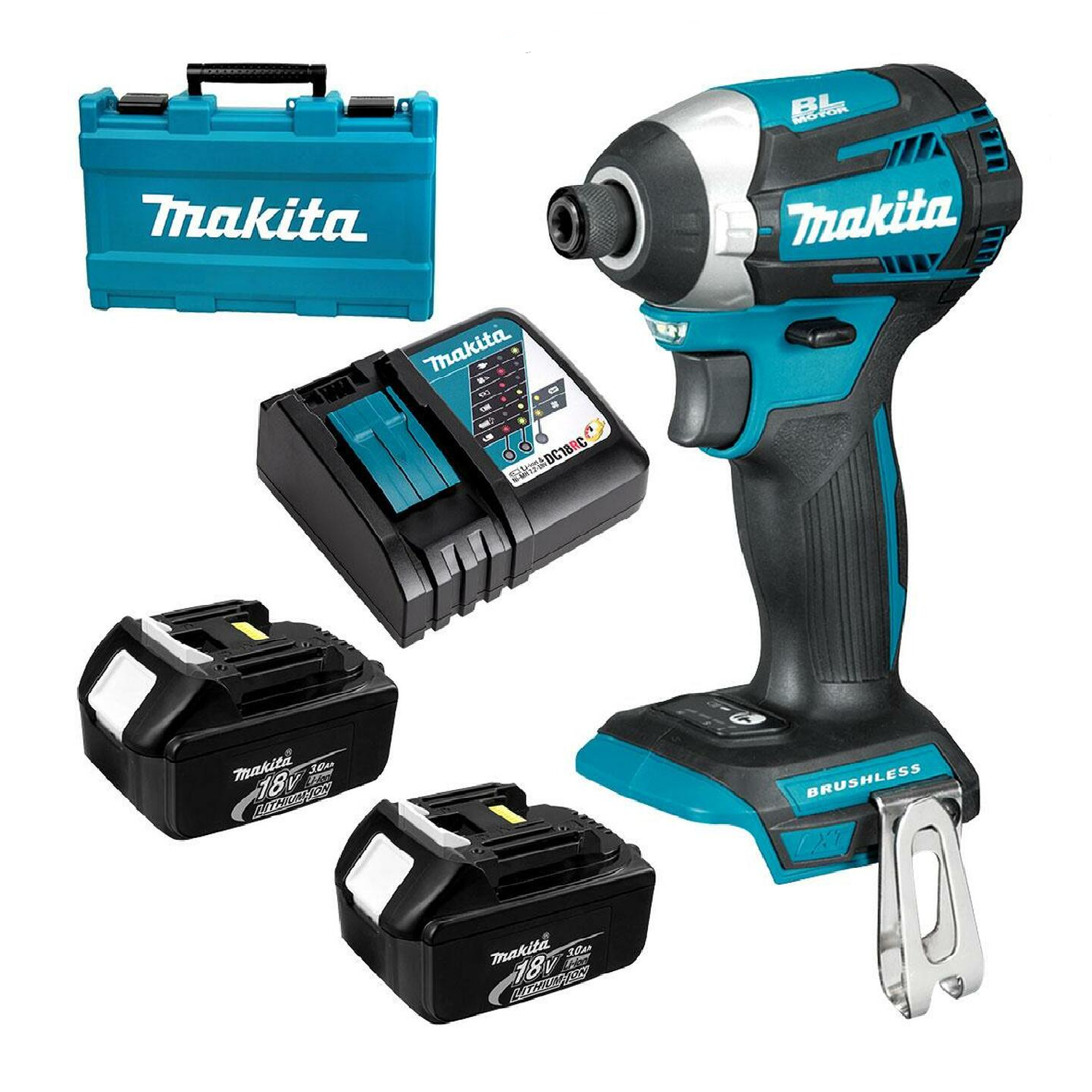 Makita DTD154RFE 2 X 18V 3.0AH LI-ION 