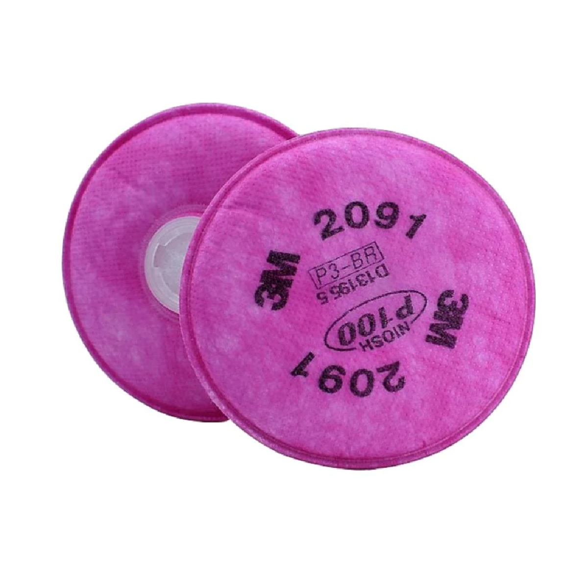 3M P100 2091 07000 AAD Particulate Filter Respiratory Protection 1 Pair