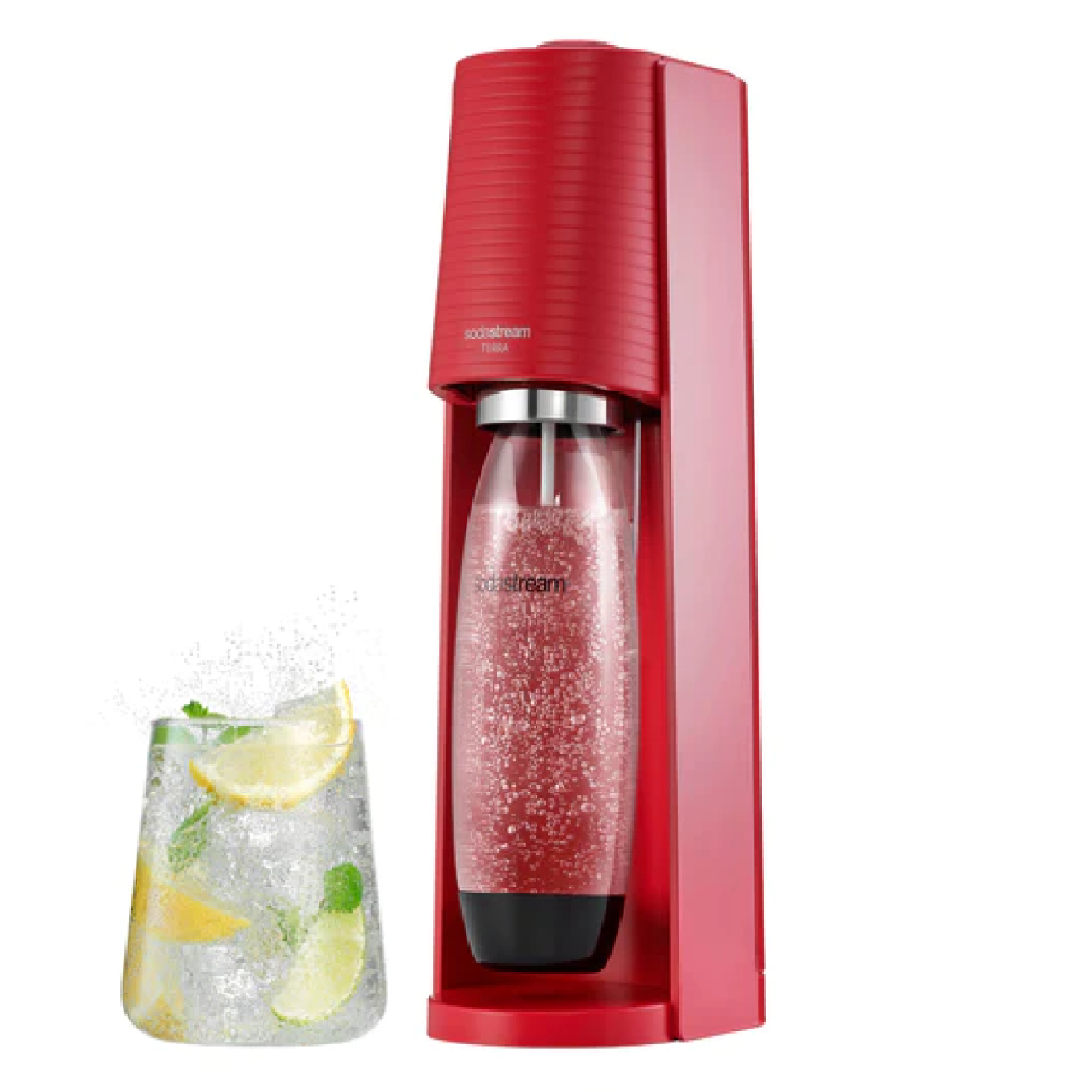 SODASTREAM Terra Red Sparkling Water Maker