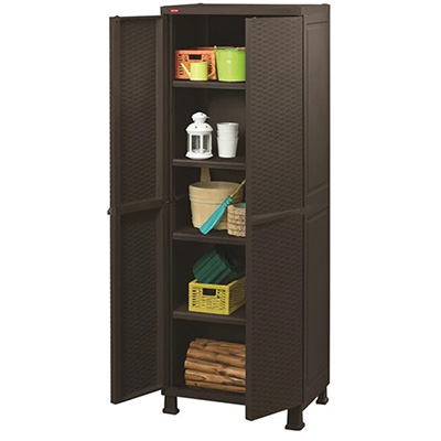 Keter Rattan Utility Cabinet With Legs