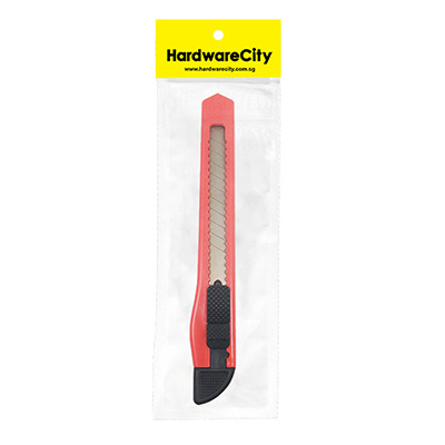 HardwareCity Red Utility Knife Cutter 9mm